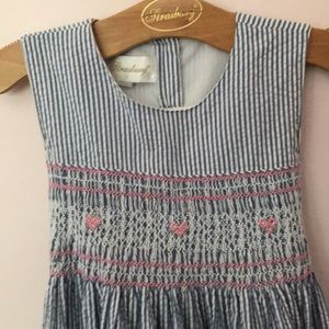 stasburg smocked dress cotton